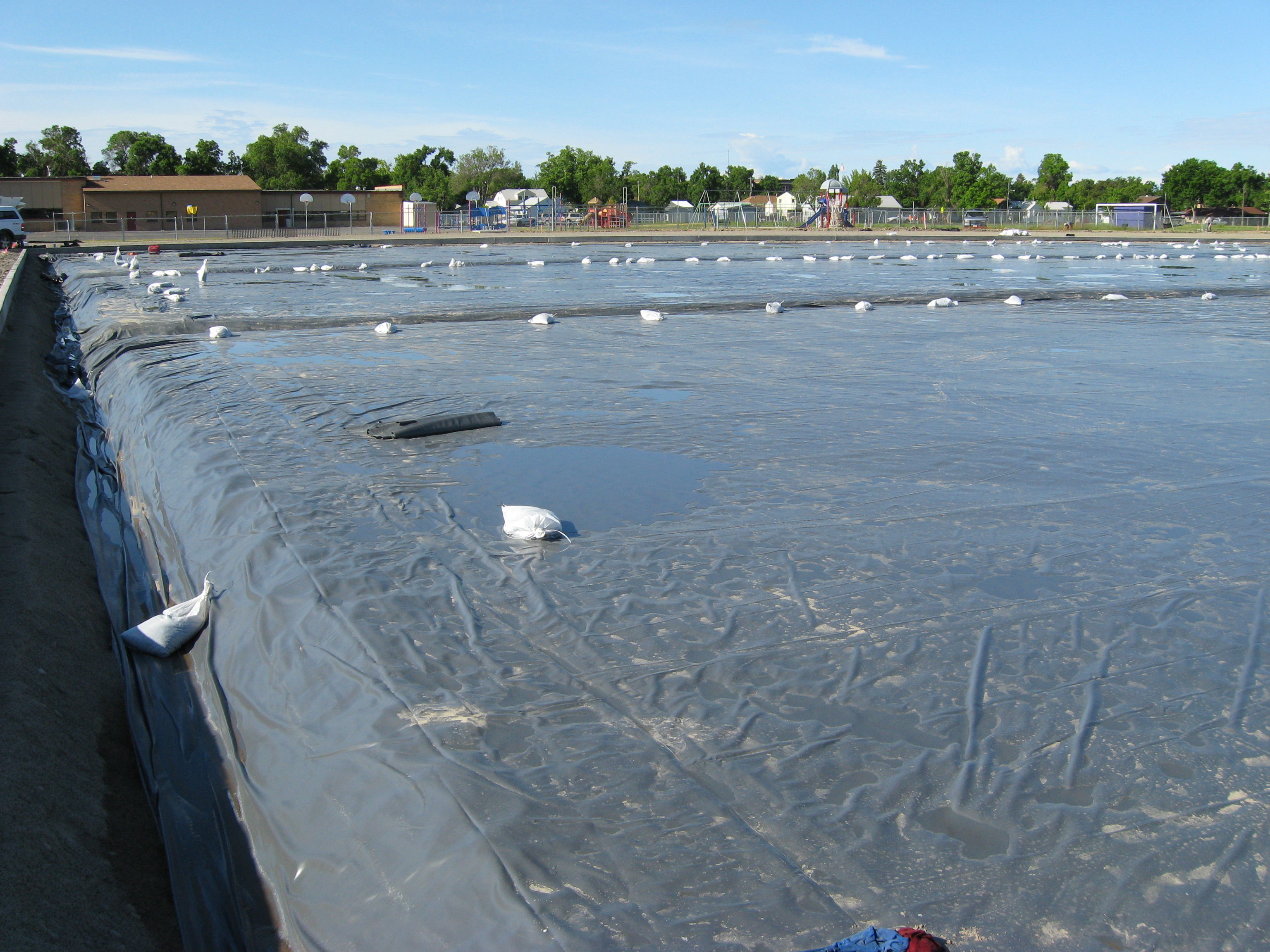 20 mil pvc liner for athletic field 